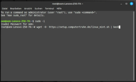 Installationsskript ausführen