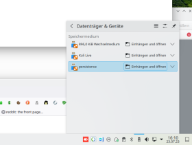 Screenshot: Partition „persistence“ am PC mounten